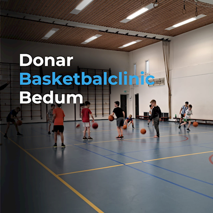 Donar Basketbal clinic Bedum